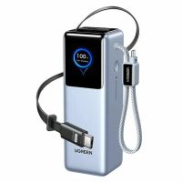ugreen pb728 200w 90wh 25000mah bateria externa con pantalla inteligente viene con cables usb-c1usb-c2 fuente de alim