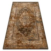 alfombra de lana superior nuri color conac 170x235 cm