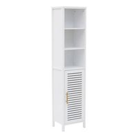 armario de bano orea rectangular 160 cm de altura 1 puerta blanco - 5 five simply smart