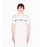ax armani exchange para hombre xm002522af10334u1074 camiseta basic blanco crema xxl beige casual algodon manga corta