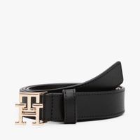 tommy hilfiger cinturon confeccionado en piel lisa aw0aw17496-bds