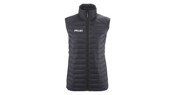 Chaqueta de plumon sinmangas millet evole light 700 negro para mujer