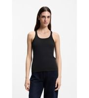 boss para mujer 50554664 camiseta sin mangas espalda nadadora negro m casual algodon sin mangas  tirantes