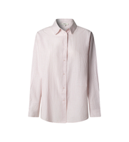 pepe jeans para mujer pl3051395 camisa bernany rosa claro m casual algodon manga larga