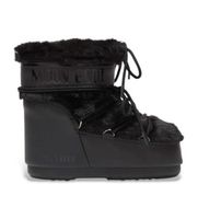 moon boot para mujer 80d1409390 botas icon low faux negro 4244 plano ninguno casual nieve