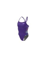 banador de natacion nike hidrastrong morado mujer
