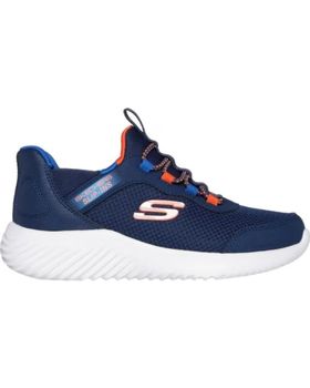 de SKECHERS DEPORTIVAS SLIP-INS PARA NINOS BOUNDER AZUL
