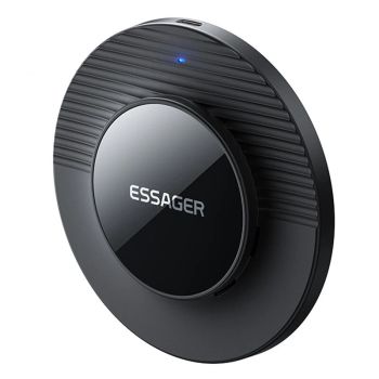 ESSAGER ES-WC24 15W Cargador inalámbrico rápido, placa de carga inalámbrica para smartphones: iPhone 17, 17 Pro, 16 Pro