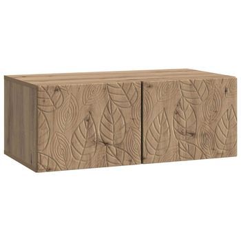 Mueble De Tv De Pared 98 X 31 Cm Roble Artisan Vidaxl