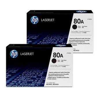 Original Multipack HP LaserJet Pro 400 MFP M425dn Printer Toner Cartridges (2 Pack) -CF280A