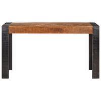 mesa de comedor  mesa de cena de madera maciza de mango rugosa 140x70x76 cm