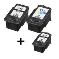 compatible multipack canon pixma mp250 printer ink cartridges 3 pack -2969b001