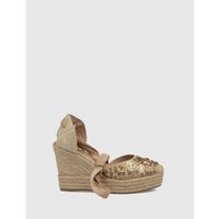 obvio alpargatas alpargata obvio bianca camel para mujer