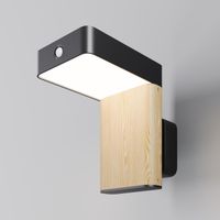 aplique de pared de exterior con sensor led nordis 2w