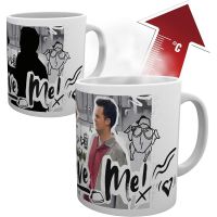 taza termica you love me friends ceramica 320 mls