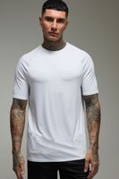 camiseta tall man active regular ligera essentials para el gimnasio de ranglan blanco