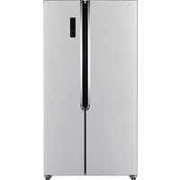 logik american-style fridge freezer - silver lssbss18 silver