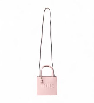 TOUS para mujer. 2002373915 Bolso mini Cube T Back to Basics rosa (OSFA), Casual, Piel