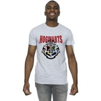 harry potter camiseta hogwarts para hombre