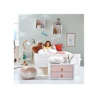 lifetime kids low luxury small double bed - lifetime whitewash