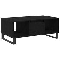 mesa de cafe - mesa de centro - mesa baja roble negro 90 x 50 x 365 cm madera de ingenieria