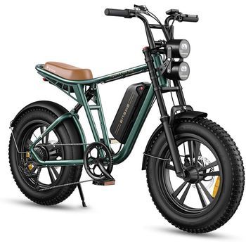 Bicicleta Eléctrica Engwe M20 Para Hombre Con Batería De 48 V Y 13 Ah, 7 Velocidades,verde