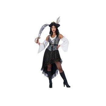Disfraz Tesoro De Alta Mar S (vestido, Sombrero, Cinturón Y Mangas)