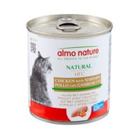 almo nature hfc 12 x 280 g - pack ahorro - pollo y gambas al natural