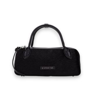 Hispanitas para mujer. BI264927 Bolso Bowling negro (OSFA), Casual, Polipiel