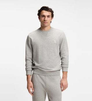 BOSS para hombre. 50509323 Sudadera Westart gris claro (L), Casual, Algodón
