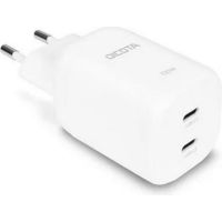cargador de pared gan dicota 2 puertos 100w