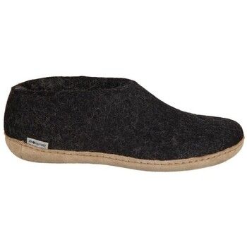 Glerups Pantuflas DK Shoe Charcoal Lammwollfilz para hombre