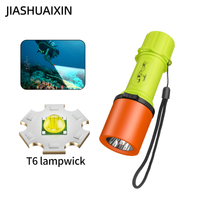 linterna controlada magnetica impermeable luz fuerte recargable exterior subacuatica buceo nocturno emergencia lampara led t6
