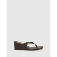 kamome sandalias sandalia de dedo maffi marron para mujer