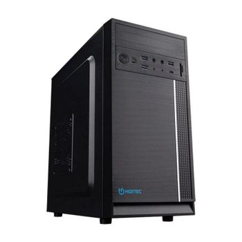 Torre Hiditec Q5 PRO Mini ATX/ITX USB 3.1 Type-C Lector SD Compacta Negra