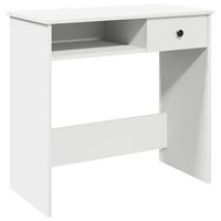 escritorio  mesa de trabajo de madera contrachapada blanco 80x40x75 cm