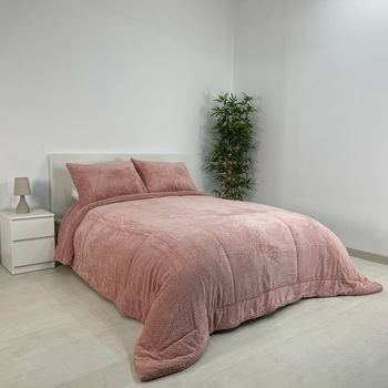Edredón Invierno Sedalina Borreguillo Dakota 690 Gr/m2 90 Cm Rufino Diaz, Rosa
