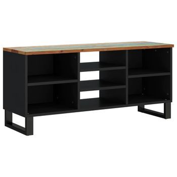 Mueble De Tv Madera Reciclada Madera Contrachapada 100x33x46cm Vidaxl