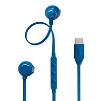 auriculares de boton jbl tune 305c usb-c blue
