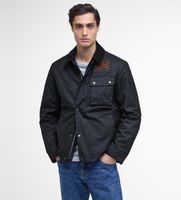 barbour para hombre mwx1853 chaqueta workers wax negro l casual algodon