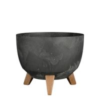 jardinera doppio negro  h185xb29xl29cm