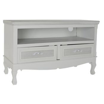 Mesa Centro Madera Mdf 100x42x61 Blanco