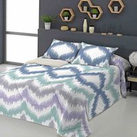 edredon sedalina sherpa quito 650 grm2  funda cojin 135 cm rufino diaz azul