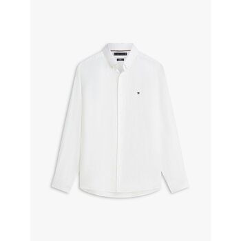 Tommy Hilfiger Camisa manga larga MW0MW41530 PGMNT DYED-YBR WHITW para hombre