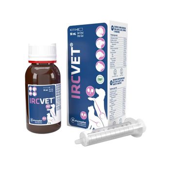 PHARMADIET - Ircvet Gel (50 ml) - Ayuda al correcto funcionamiento de las células renales en Perros, Gatos, Hurones y Roedores