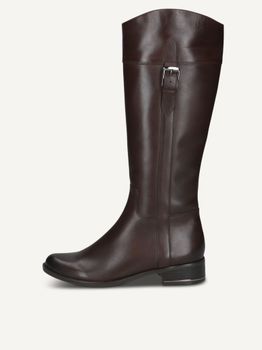 CAPRICE Boots, brown, made of Leather with Block heel, Size 37.5
