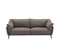 sofa 3 plazas fijo akira marron