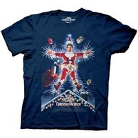 national lampoons christmas va camiseta santa claws para nino