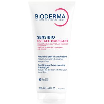 Bioderma Sensibio DS+ Gel nettoyant Gel limpiador purificante calmante Dermatitis seborreica Piel sensible