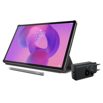 Lenovo Idea Tab Pro (8GB 128GB) (Wifi) - Luna Grey + Pen, Charging Adaptor & Folio (Grey) MediaTek Dimensity 8300 Processor (3.35 GHz )/Android/128 GB UFS 3.1